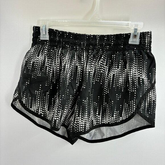 Danskin Now Women's Activewear Shorts Black White S Polyester - Picture 1 of 6